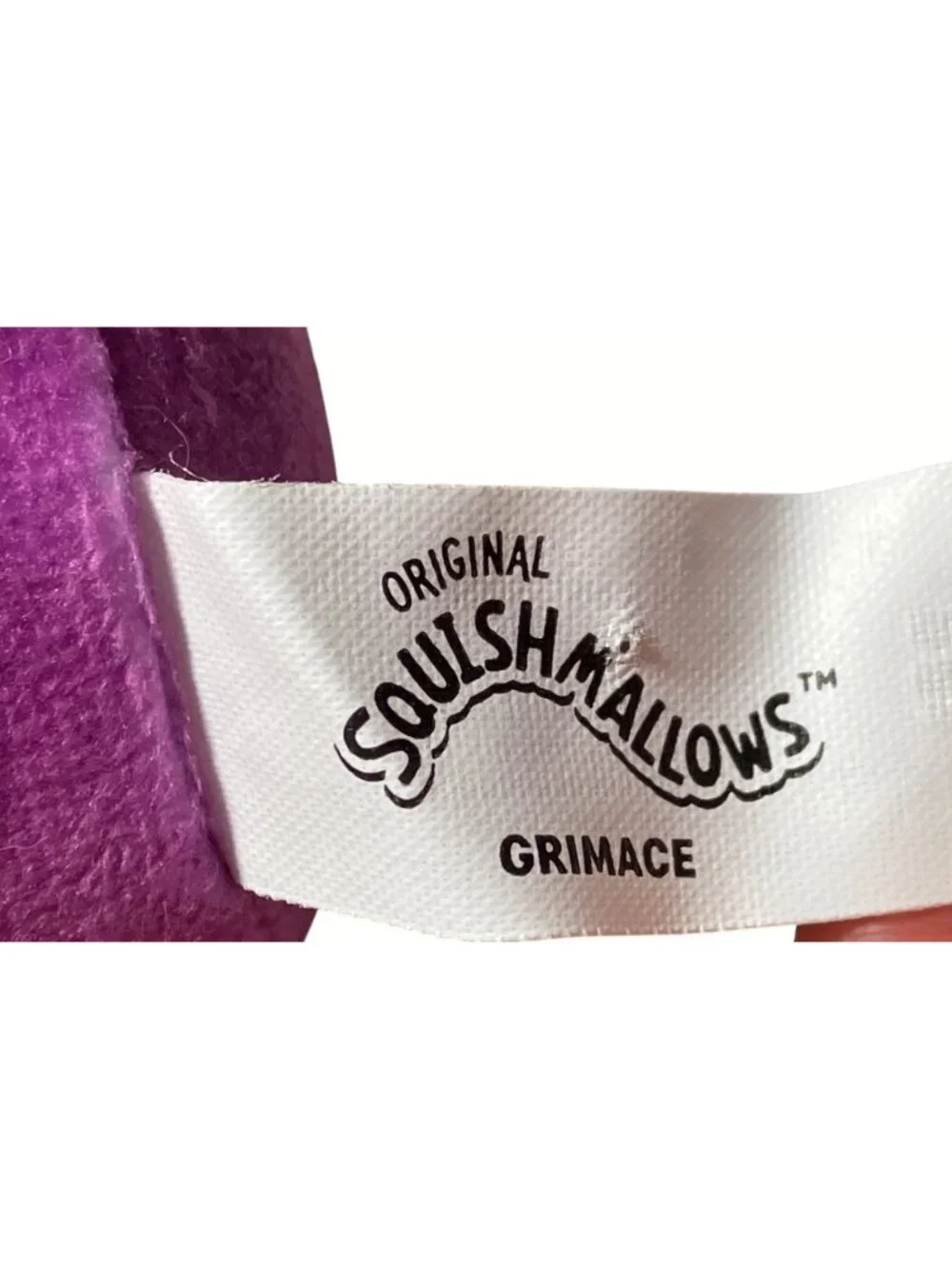 McDonalds Original Squishmallow Purple Music Notes Plush Toy 3 Inches